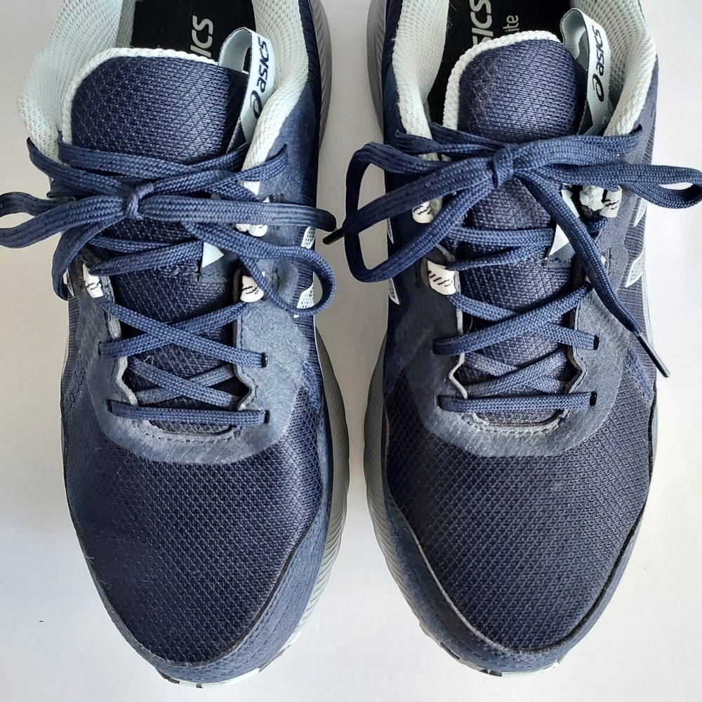 Asics Gel-Venture 9 Trail Running Shoes Navy Blue Grey Wide Women US 11 1012B761 - Picture 3 of 9